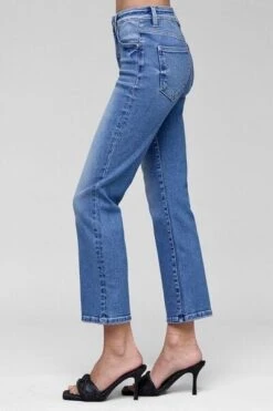 RISEN Full Size Tummy Control High Rise Crop Straight Jeans Plus Size -Sydney So Sweet 4a3aec96 c1a9 4da6 9862 c96f71cad51a Min