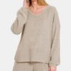 Zenana V-Neck Long Sleeve Ribbed Top And Shorts Set 2 Zenana V-Neck Long Sleeve Ribbed Top And Shorts Set -Sydney So Sweet 4adf46d6 2b16 4504 ba5b 102913ae0694 Max