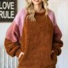 Culture Code Color Block Faux Fur Raglan Sleeve Sweatshirt -Sydney So Sweet 4cb5298c ba47 4638 9315 d1e817353247 Max