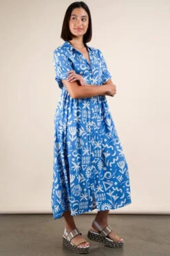 VERY J Plus Size Oversized Printed Shirt Midi Dress -Sydney So Sweet 4cc8b4103503481aa0d91144e440008a Max Origin
