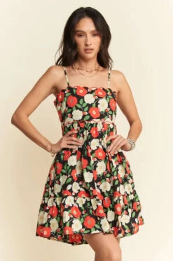 Davi & Dani Floral Scalloped Cutout Back Mini Dress -Sydney So Sweet 4e09e3f3e01548d09c0be161580a8d45 Max Origin