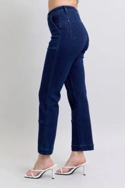 Judy Blue Full Size Hw Work Wear Knee Patch Straight Jeans Plus Size -Sydney So Sweet 4e45e51649ed4de5b857b6bffd0691b9 Max Origin