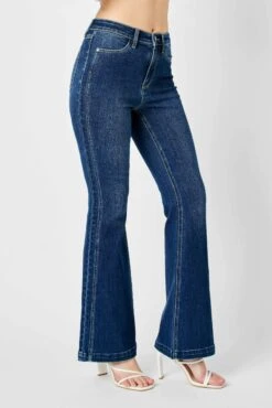 Judy Blue Full Size Hw Angled Side Seam Detail Flare Jeans Plus Size -Sydney So Sweet 4e8e2e12000c496dacba1747f827e8c2 Max Origin