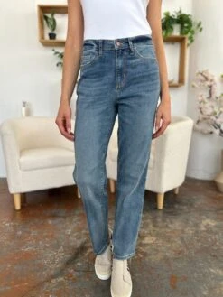 Judy Blue Full Size High Waist Straight Jeans -Sydney So Sweet 503855a8 9778 444f bee7 f0ff465d54ef Max