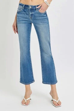RISEN Full Size Low Rise Crop Flare Jeans Plus Size -Sydney So Sweet 5110a5c9ea874166990579a82053947b Max Origin
