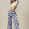 BiBi Flower Printed Side Pocket Wide Pants -Sydney So Sweet 54db6859219846cd82886c2ee596870f Max Origin