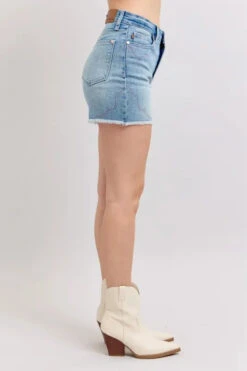 Judy Blue High Waist Western Embroidery Detail Cut Off Denim Shorts -Sydney So Sweet 56c9e1604e704aefac1d14b23cb5674c Max Origin