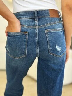 Judy Blue Full Size Mid Rise Distressed Raw Hem Jeans -Sydney So Sweet 5800a9de 7e95 4983 9620 c7573c367697 Max