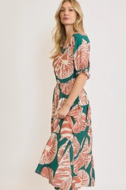 Umgee Full Size Printed Notched Puff Sleeve Midi Dress Plus Size 7 Umgee Full Size Printed Notched Puff Sleeve Midi Dress Plus Size -Sydney So Sweet 5846ba99 e9b7 4a0b a53a 144d68426033 Max