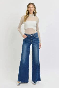 RISEN Full Size Mid Rise Wide Jeans Plus Size -Sydney So Sweet 5a419dc91c5641cbb91b47f3eeb0701d Max Origin