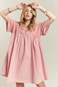 ADORA Round Neck Half Sleeve Babydoll Dress 11 ADORA Round Neck Half Sleeve Babydoll Dress -Sydney So Sweet 5cab1a14 6792 46f1 a1c3 5c8dc37d72df Min