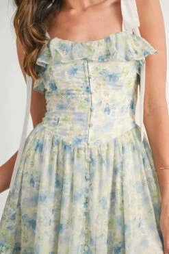 MABLE Floral Printed Shoulder Strap Midi Dress -Sydney So Sweet 5de601d06033481dbc1a6ce953b34bd6 Max Origin