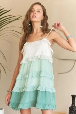 ADORA Swiss Dot Ruffled Tiered Mini Dress -Sydney So Sweet 5f0cfc2b f383 4d16 8d4c 589c3f0f0f25 Min
