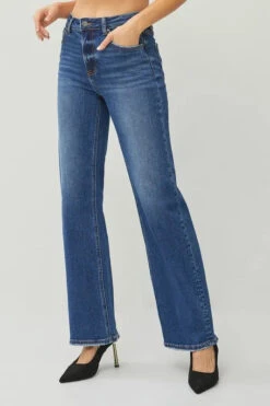 RISEN High Rise Straight Jeans -Sydney So Sweet 5fe106d8dcbc4033bbc0d78a7691e134 Max Origin