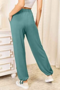 Basic Bae Full Size Soft Rayon Drawstring Waist Pants With Pockets -Sydney So Sweet 61d14b9193554fd4a317b7ec9f4a3290 Min