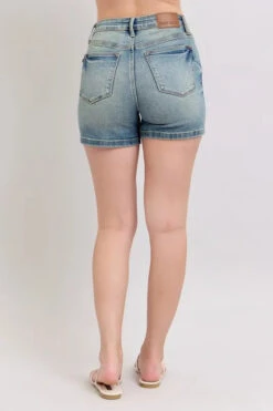 Judy Blue V-Front Vintage Wash Shorts -Sydney So Sweet 6233768ac46247bd906d87eed38ee1a6 Max Origin
