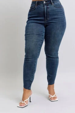 Judy Blue Full Size High Waist Tummy Control Step Hem Skinny Jeans Plus Size -Sydney So Sweet 62d66070 e458 4025 90e6 456d0c27bc2e Max Origin