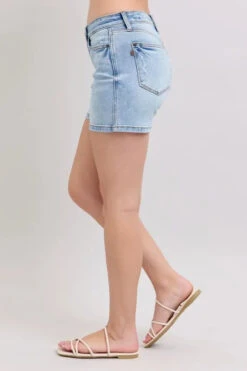 Judy Blue Mid Rise Washed Denim Shorts -Sydney So Sweet 64701076edc54377bf0e565d4a2e7b28 Max Origin