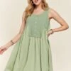ADORA Decorative Button Sleeveless Babydoll Dress -Sydney So Sweet 64fed4cb 10ed 4e4c 8abc f7d5046f1251 Min