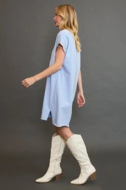 Umgee Peace Plaid Applique Short Sleeve Mini Dress -Sydney So Sweet 65f57660 6a23 4ea9 9216 65b5de85e35d Max