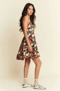 Davi & Dani Floral Scalloped Cutout Back Mini Dress -Sydney So Sweet 6766f5df5ca64b8b92ce11ab4d1c41cf Max Origin