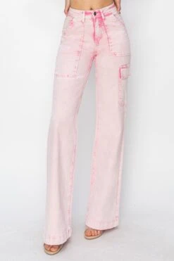 RISEN Full Size High Rise Wide Leg Cargo Pocket Jeans -Sydney So Sweet 686dbaa0 1630 44a7 b40f 98f2f2063bb8 Max