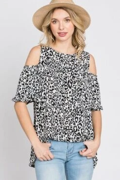 Heimish Full Size Leopard Round Neck Cold Shoulder T-Shirt Plus Size -Sydney So Sweet 698a9296 43c4 4e12 84ef d646eef909cf Min