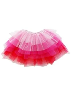 6 Layer Costume Tutu Skirt - Teen, Adult, & Plus Sizes -Sydney So Sweet 6L Pink HP Red 1