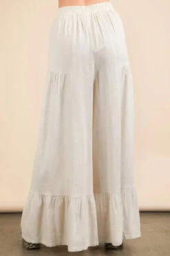 VERY J Palazzo Elastic Waist Comfy Pants -Sydney So Sweet 6ad581df45044415b3320b93d48c60c0 Max Origin