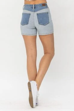 Judy Blue Full Size Color Block Denim Shorts -Sydney So Sweet 6c8619f5 5e42 4fc3 94ca 22b5f5ba9421 Max