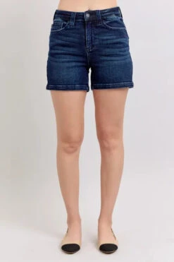 Judy Blue High Waist Back Flap Pocket Denim Shorts
