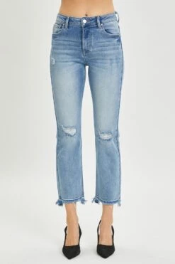 RISEN Full Size High Rise Distressed Cropped Straight Jeans -Sydney So Sweet 7037603a a134 4ef0 9135 7e34dd83446e Max