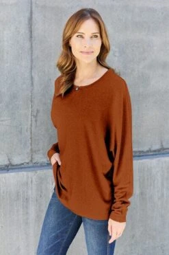 Double Take Full Size Round Neck Long Sleeve Top -Sydney So Sweet 70e61c63 4939 4983 ac9a 83bc40afe737 Min