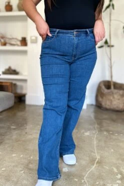 Judy Blue Full Size High Rise Straight Jeans -Sydney So Sweet 7169afa0 8e44 4960 8a80 1fd7c55b20cc Max