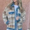 And The Why Full Size Washed Denim Detail Brushed Plaid Jacket -Sydney So Sweet 721cf612 7ca1 4e74 ba00 a2d8f84989da Max