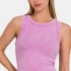 Zenana Ribbed Round Neck Cropped Tank -Sydney So Sweet 727446b3 30d2 4078 a407 e6a725aeccf1 Max