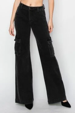 Risen Full Size High Rise Wide Leg Cargo Jeans -Sydney So Sweet 72cc4512 a2e7 4098 a072 defd8c10042c Max