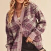 Aemi + Co Side Slit Patch Pocket Plaid Button Down Jacket -Sydney So Sweet 735097e6 6fd7 4457 aa0e e53ee19bddd3 Max