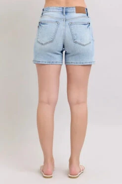 Judy Blue Mid Rise Washed Denim Shorts -Sydney So Sweet 73a401180d5746c08a5acff239deaa0d Max Origin