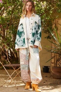 POL Jacquard Patch Collared Neck Quilted Jacket -Sydney So Sweet 740abb29 1a58 46fa bbc6 9a05db6ed837 Max