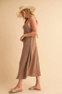 Aemi+Co Side Button Midi Cami Dress 13 Aemi+Co Side Button Midi Cami Dress -Sydney So Sweet 7420fe971d404e0eb09aa6e5492e4ad4 Max Origin