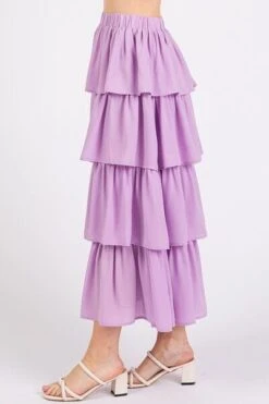 Mittoshop Chiffon Ruffle Layer Elastic Waist Midi Skirt -Sydney So Sweet 75105ad4 aac2 4faf b9f8 31f453273a84 Min