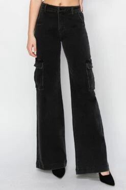 Risen Full Size High Rise Wide Leg Cargo Jeans -Sydney So Sweet 76298bfe 3ee8 434b ba84 c1e4e1d04360 Max