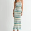 MABLE Lightweight Pointelle Chevron Knit Maxi Dress -Sydney So Sweet 770bf9a8ad2f40b59d7b08379eb14d03 Max Origin