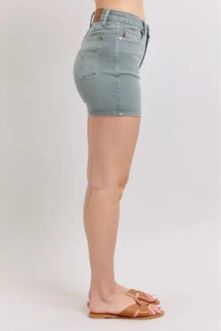 Judy Blue Full Size Hw Garment Dyed & Back Pkt Embroidery Shorts Plus Size -Sydney So Sweet 78b62fe7 4c7e 4cac 8769 1730e95077ca Max Origin