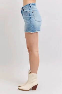Judy Blue High Waist Western Embroidery Detail Cut Off Denim Shorts -Sydney So Sweet 78d81e2c869e49cab45eec950d0ea701 Max Origin
