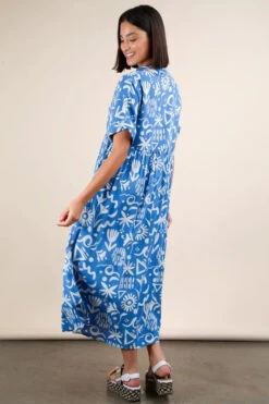 VERY J Plus Size Oversized Printed Shirt Midi Dress -Sydney So Sweet 7b74bd6d27aa4d55b4c4fd2bcf558fc5 Max Origin