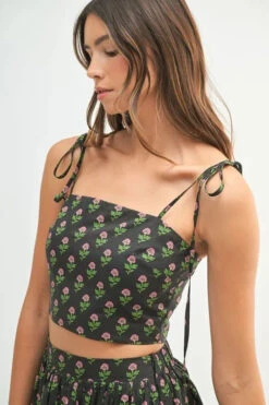 MABLE Floral Crop Top And Skirt Set -Sydney So Sweet 7c5e3f4b16a645128d80458b15978d7d Max Origin