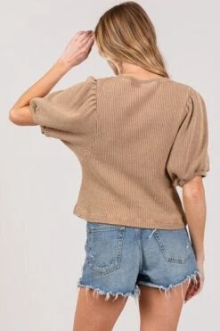 SAGE+FIG Lace-Up Waffle Knit Crop Top -Sydney So Sweet 7dfeb33b 8ebd 48f6 843d e74eaa5c1b84 Min