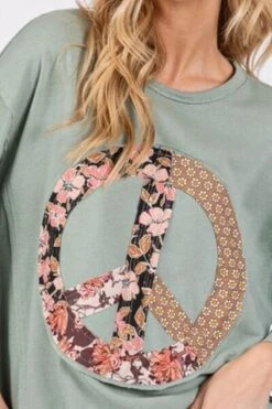 SAGE + FIG Floral Peace Patch Round Neck Top -Sydney So Sweet 7e08114d 42cf 4bd6 8405 c115114aa7fb Min